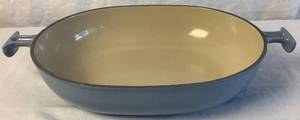 Vintage Le Creuset Enameled Cast Iron Enzo Mari La Mama 33 Au Gratin Baker