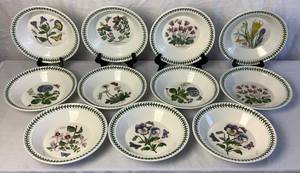 lot 51 image: Portmeirion Botantic Garden Soup Bowls 8.5