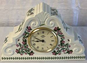 lot 58 image: Portmeirion Botanic Garden Rhododendron Large Mantel Clock