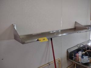 lot 10 image: Stainless Steel Shelf, 60x12...