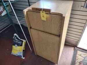 lot 18 image: Trash Can, 21x21...