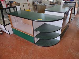 lot 28 image: Display  Sales Counter, 75x75...