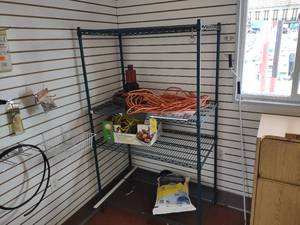 lot 14 image: Wire Rack with Contents, 42x24x72...