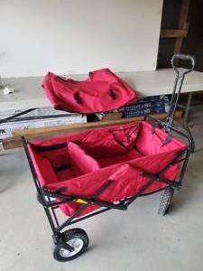 lot 18 image: Red Folding Beach, Grocery, Laundry, Cart or whatever Needs you may need to move things