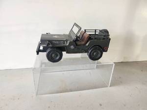 lot 56 image: Awesome Military Jeep Display with Display Case
