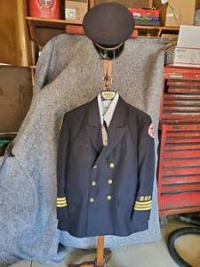 lot 134 image: WHOA  St. Paul Firemans Uniform Never Worn Great condition