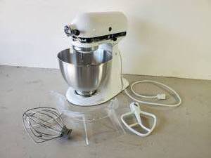 lot 253 image: Kitchen Aid Mixer the Classic Plus  With Accessories