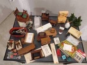 lot 270 image: And Even More Doll House Furniture and Accessories Most is New