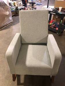 lot 15 image: Rocking Chair with Solid Wooden Frame     Customer Returns See Pictures