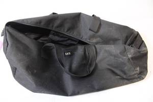 lot 9 image: ZACK Black Duffel Bag with Shoulder Strap