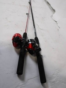 lot 36 image: Set of 2 Zebco Duck Commander Spincast Fishing Rod and Reel Combos