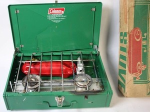 lot 92 image: Coleman Vintage Portable Camping Stove with Original Box