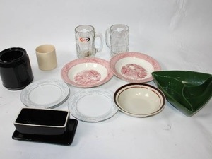 lot 100 image: Collection of Assorted Tableware and A&W Glassware
