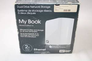lot 152 image: Western Digital My Book World Edition II 2TB Dual Drive Network Storage