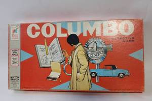 lot 172 image: Columbo Detective Board Game by Milton Bradley - Ages 10 to Adult