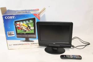 lot 218 image: Coby 12.1 Widescreen Digital TVMonitor with Remote