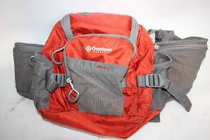 lot 304 image: Outdoor Products Red and Gray Hiking Waist Pack
