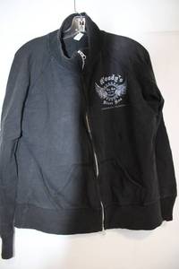 lot 308 image: X-Large Woodys River Roo Jacket with Rhinestone Skull Design
