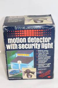 lot 334 image: Intelectron Motion Detector with Security Light Model BC862K