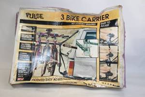 lot 336 image: Pulse 3-Bike Carrier Rack No Assembly Required