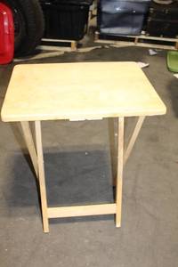 lot 368 image: Folding Wooden TV Tray Table
