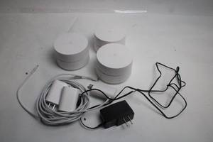 lot A-379 image: Google WiFi Mesh Router System with Accessories
