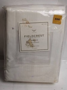 lot 429 image: Fieldcrest Classic King Bedskirt - 100% Pima Cotton