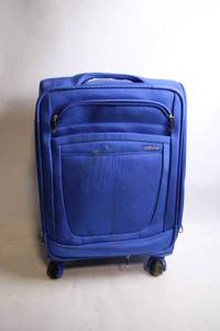 lot 444 image: American Tourister Blue Spinner Suitcase