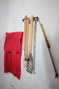 lot 483 image: Set of Marlboro Steak Tools with Red Canvas Roll