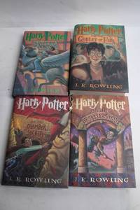 lot 500 image: Harry Potter Boxed Set The First Four Thrilling Adventures by J.K. Rowling