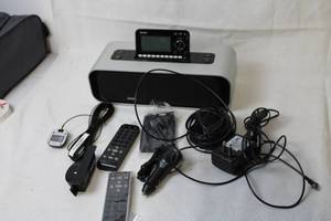 lot 240 image: XM Satellite Radio Receiver and Speaker Set with Accessories