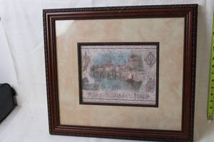 lot 264 image: Framed Artwork Roma Gloria dellItalia by HomeStudio