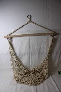 lot 287 image: Macrame Boho Hanging Chair Hammock