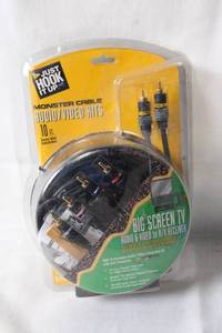 lot 308 image: Monster Cable AudioVideo Connector 10 ft Cable Kit