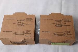 lot 321 image: Set of 2 Contractor Select 4-inch Recessed Downlight Baffle Trims