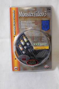 lot 327 image: MonsterVideo 3 Component Video Cable 2m (6.6ft)
