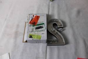 lot 328 image: LED Illuminated Number 2 Light-Up Sign with Mounting Hardware