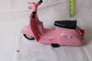 lot A-340 image: Vintage Pink Toy Scooter Model Samantha
