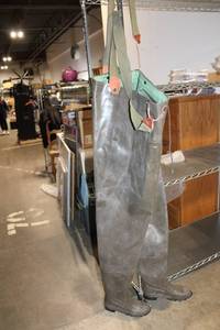 lot 355 image: Pro Line Waterproof Chest Waders with Steel Shank Boots - Size 8