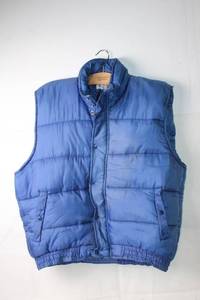 lot 374 image: Jacques Carpentier Blue Puffer Vest Size XL