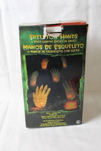 lot 404 image: 6 Piece Lighted Skeleton Hands Set