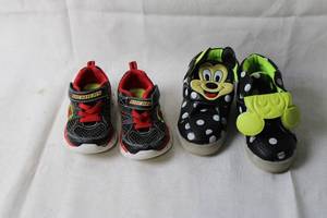 lot 427 image: Set of 2 Toddler Shoes - Skechers Sneakers and Minnie Mouse Sneakers