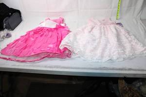 lot 458 image: Set of 2 Toddler Girls Dresses by Jayne Copeland and Bonnie Jean Sz 5