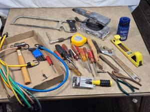lot 93 image: Assortment of Hand Tools and Accessories