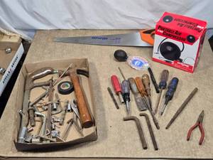 lot 97 image: Hand Tools and Portable Air Compressor