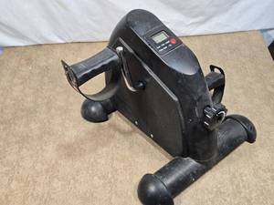 lot 122 image: Under Desk Mini Exercise Bike with LCD Display