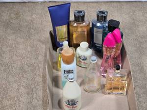 lot 82 image: Assortment of Mens and Womens Fragrances and Body Care Products