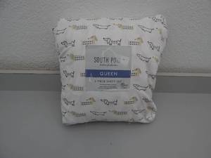 lot 99 image: Queen 6-piece sheet set