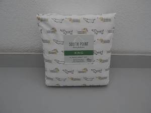 lot 10 image: King- 6 Piece Sheet Set