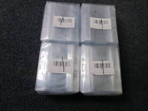lot 5 image: 4- 40 ct Card Protectors...